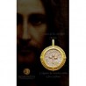COLGANTE DE ORO CON MONEDA BIBLICA