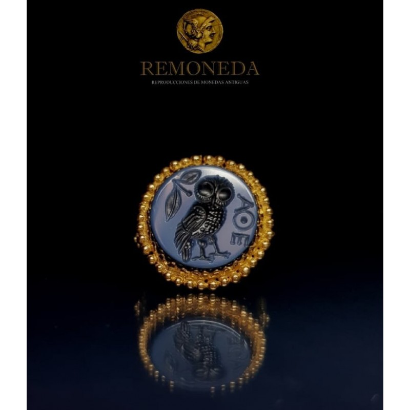 ANILLO DE ORO GRIEGO